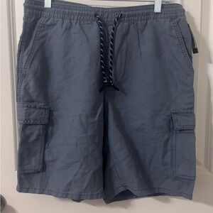Men's Charcoal Cargo Shorts